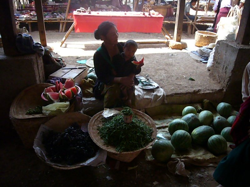 Travel - Myanmar - Inle Lake - First Boat Trip - The market